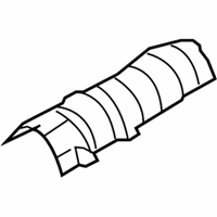 OEM 2013 Nissan Cube INSULATOR Heat Front - 74758-1FA0A