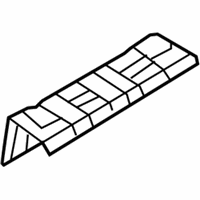 OEM Nissan Cube INSULATOR-Heat Trunk Floor - 74772-1FC0A