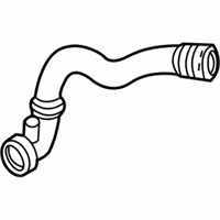 OEM 2006 BMW X5 Lower Radiator Coolant Hose - 17-12-7-509-963