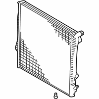 OEM 2001 BMW X5 Engine Cooling Radiator - 17-10-7-544-668