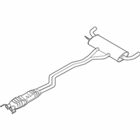 OEM 2021 Ford Edge Muffler - K2GZ-5230-J