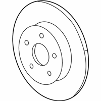 OEM 2018 Chevrolet Cruze Rotor - 13514611