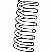 OEM 2019 Lexus RC F Spring, Coil, Rear - 48231-24380