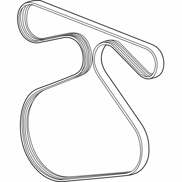 OEM 2020 Cadillac CT4 Serpentine Belt - 12666589