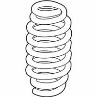 OEM BMW 330i Rear Coil Spring - 33-53-6-767-345