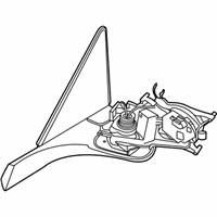 OEM BMW M8 HEATED OUTSIDE MIRROR, MEMOR - 51-16-8-080-275