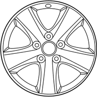 OEM 2013 Toyota Camry Wheel, Alloy - 42611-06740