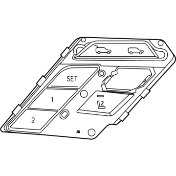 OEM 2022 BMW X6 OPERATING UNIT, SEAT EXTRA F - 61-31-9-436-051