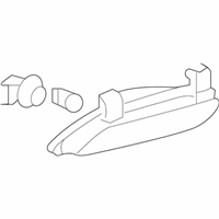 OEM Chevrolet Corvette Back Up Lamp - 25965414