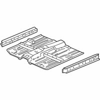 OEM 2000 Honda Civic Floor, FR. - 65100-S00-A30ZZ