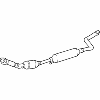 OEM 2000 Toyota Echo Front Pipe - 17410-21160