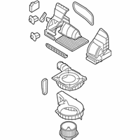 OEM Hyundai Accent Blower Unit - 97206-1E102