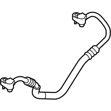 OEM BMW X3 PRESSURE HOSE ASSY COMPRESSO - 64-53-9-354-555