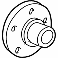 OEM 2005 Mercury Mountaineer Wheel Locking Hub - 3L2Z1109AA