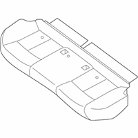 OEM 2016 Nissan Sentra Cushion Assy-Rear Seat - 88300-3YU6B