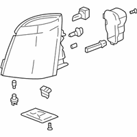OEM Cadillac SRX Composite Headlamp - 19352104