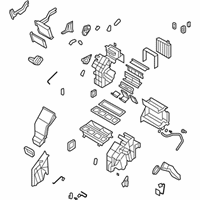 OEM Hyundai Santa Fe Heater & Evaporator Assembly - 97205-0W000