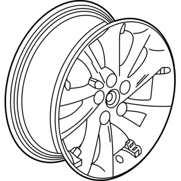 OEM Buick Encore GX Wheel, Alloy - 42481744