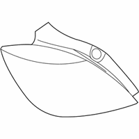 OEM Saturn Astra Tail Lamp - 93191441