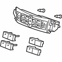 OEM 2012 Acura TSX Control Assembly, Automatic Air Conditioner (Gun Metallic) - 79600-TL2-A41ZA