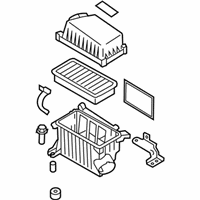 OEM 2006 Hyundai Accent Cleaner Assembly-Air - 28110-1G200