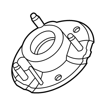 OEM Ford Bronco BRACKET - SHOCK ABSORBER - MB3Z-18A161-A