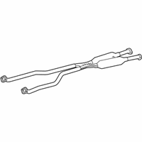 OEM 2021 Lexus LS500h Exhaust Pipe Assembly - 17410-31J50