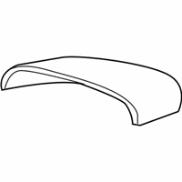 OEM Ford Special Service Police Sedan Mirror Cover - AG1Z-17D743-AA