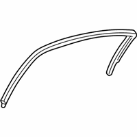 OEM 2000 Chrysler Concorde WEATHERSTRIP-Rear Door Flush Glass - 4780163AB