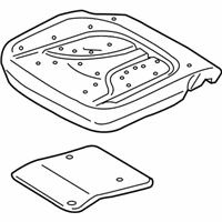 OEM Lincoln Seat Cushion Pad - KA1Z-58632A22-D