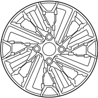 OEM 2022 Kia Rio Wheel Hub Cap Assembly - 52960H9151