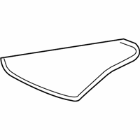 OEM 2006 Acura RL Weatherstrip, Trunk Lid - 74865-SJA-013