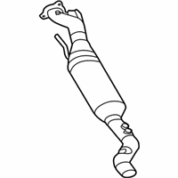 OEM 2015 Jeep Grand Cherokee Catalytic Converter - 68329874AA