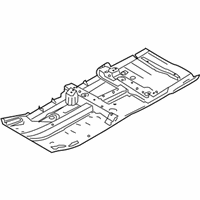 OEM Nissan Versa Note Floor Front - G4320-3WCAA