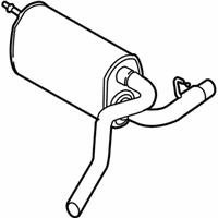 OEM Ford Transit Connect Rear Muffler - DV6Z-5230-B