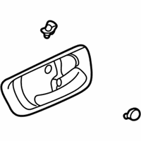 OEM 2002 Honda Accord Handle Assembly, Inside (Lapis) - 72620-S84-A01ZA