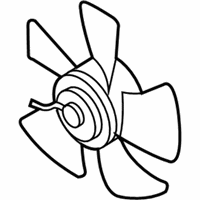 OEM 2006 Chevrolet Aveo Fan Blade - 93740673