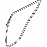OEM 2016 Kia Sportage WEATHERSTRIP Assembly-Rear Door Side - 831303W000