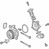 OEM 2019 GMC Terrain Water Pump Assembly - 55501354