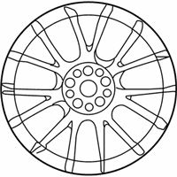 OEM Lexus Wheel, Disc Chrome P - 4261A-53280