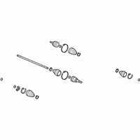 OEM Acura MDX Axle Assembly - 44306-STX-A01