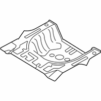 OEM Hyundai Elantra Panel Assembly-Rear Floor, Rear - 65513-2H010