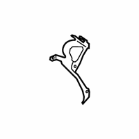 OEM 2022 BMW 530i xDrive Holder Catalytic Converter Near Engine - 18-32-8-642-576