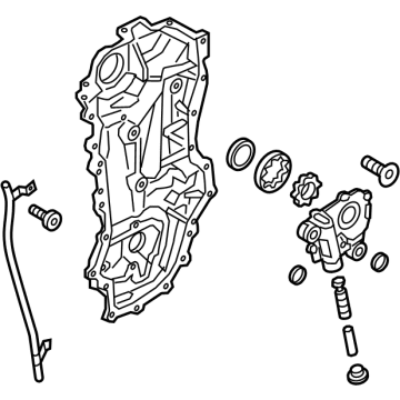 OEM Hyundai Ioniq Cover Assembly-Timing Belt Lower - 21350-03HA0
