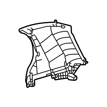 OEM 2022 Toyota Sienna Pillar Trim - 62560-08110-B2