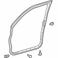 OEM Lexus RX350 Weatherstrip, Front Door, RH - 67861-0E020