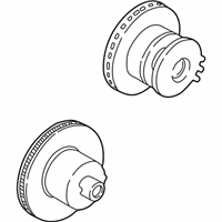 OEM 1986 Dodge B150 Front Disc Brake Rotor - 52007714