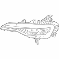 OEM Chevrolet Camaro HEADLAMP ASM-FRT - 84756147