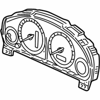 OEM 2004 Honda Civic Meter Assembly, Combination (Northland Silver) - 78120-S5B-A72