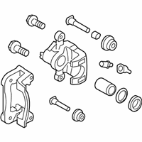 OEM Kia Rio Rear Brake Caliper Kit, Left - 583101WA30